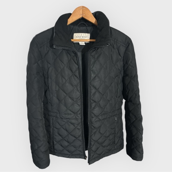 NINE WEST SEPARATES Black Diamond Quilted Jacket - Picture 3 of 9